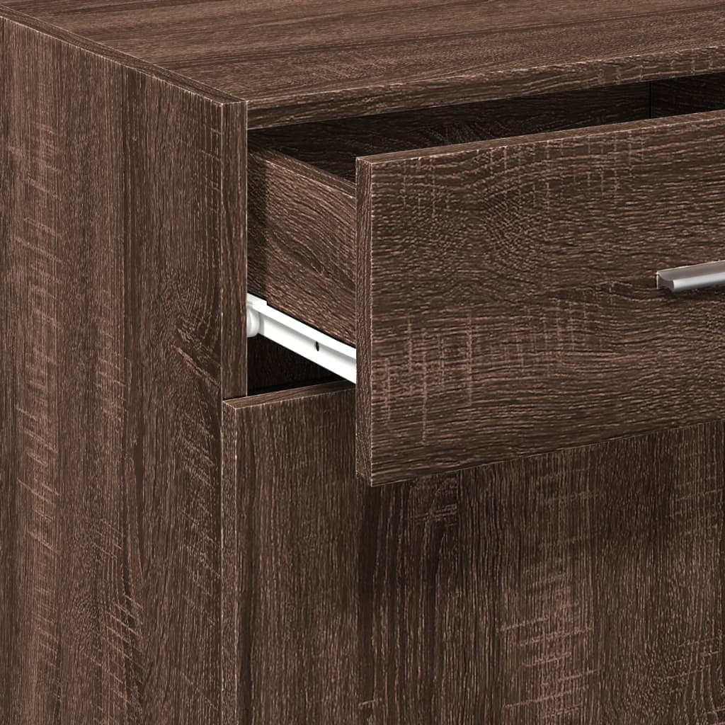 Brown oak sideboard 50x42.5x93 cm engineered wood