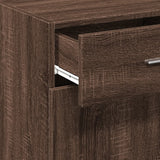 Brown oak sideboard 50x42.5x93 cm engineered wood