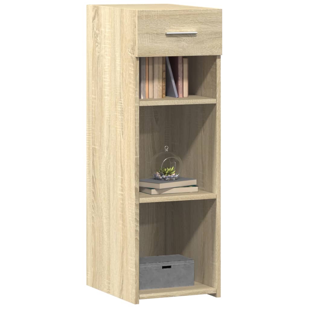 Sideboard aus Sonoma-Eiche, 30 x 42,5 x 93 cm, Holzwerkstoff