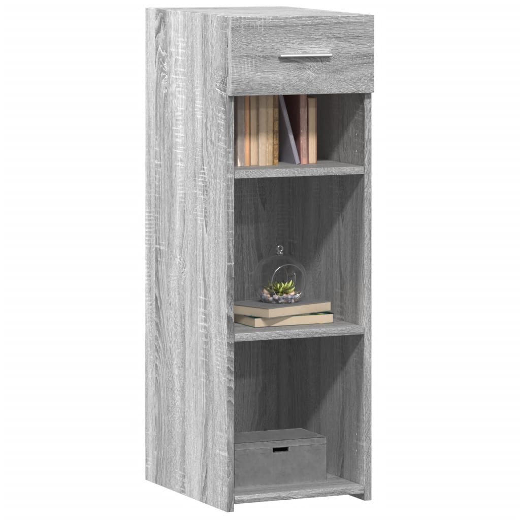 Buffet sonoma gris 30x42,5x93 cm bois d'ingénierie