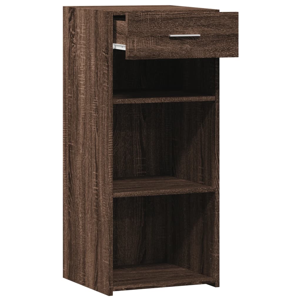 Buffet chêne marron 40x42,5x93 cm bois d'ingénierie