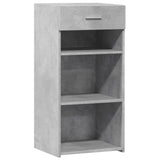 Concrete gray sideboard 45x42.5x93 cm engineered wood