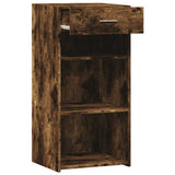 Buffet chêne fumé 45x42,5x93 cm bois d'ingénierie