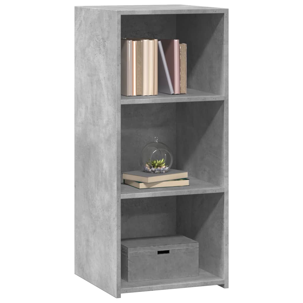 Concrete gray sideboard 40x41x93 cm engineered wood