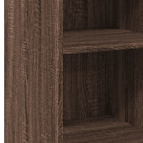 Brown oak sideboard 40x41x93 cm engineered wood