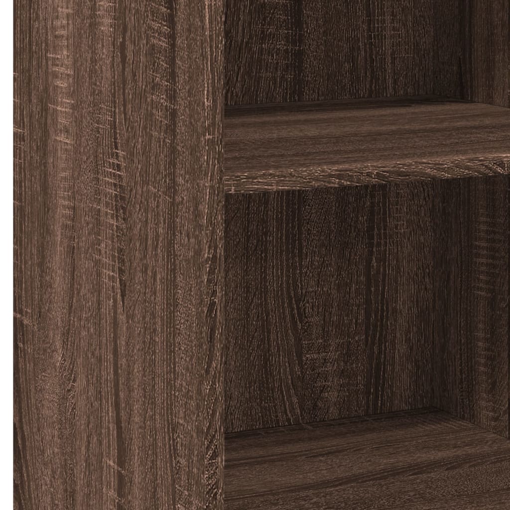 Brown oak sideboard 45x41x93 cm engineered wood