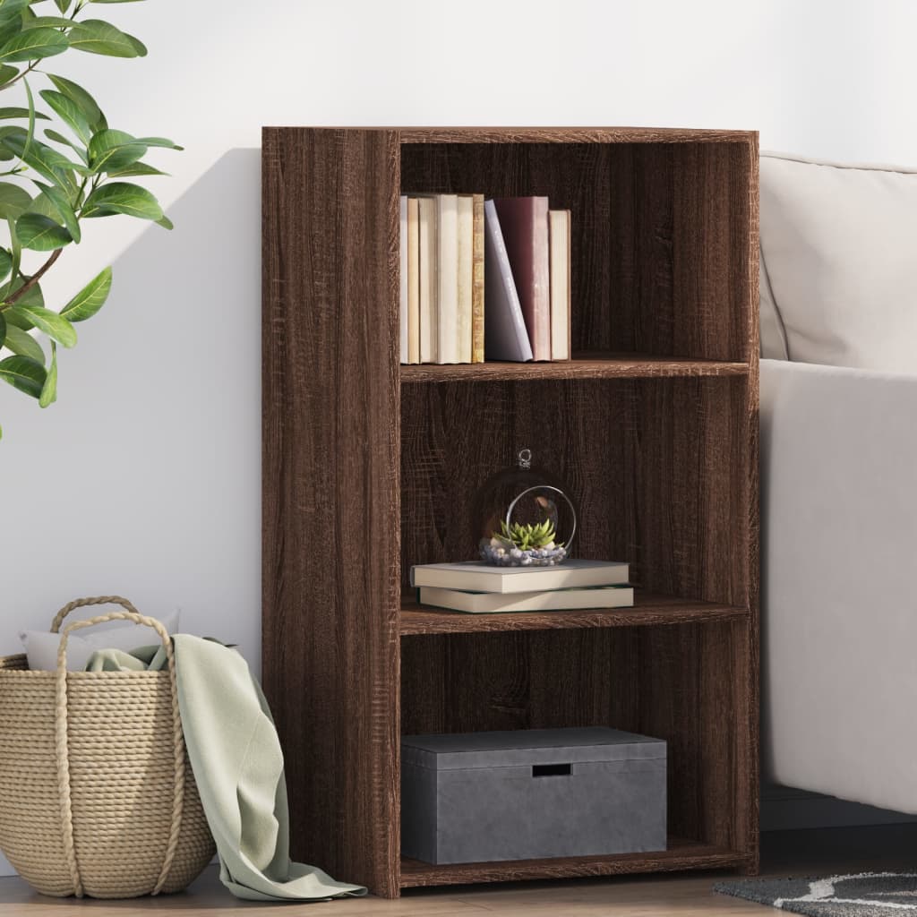 Brown oak sideboard 50x41x93 cm engineered wood