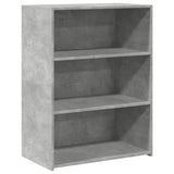 Concrete gray sideboard 70x41x93 cm engineered wood