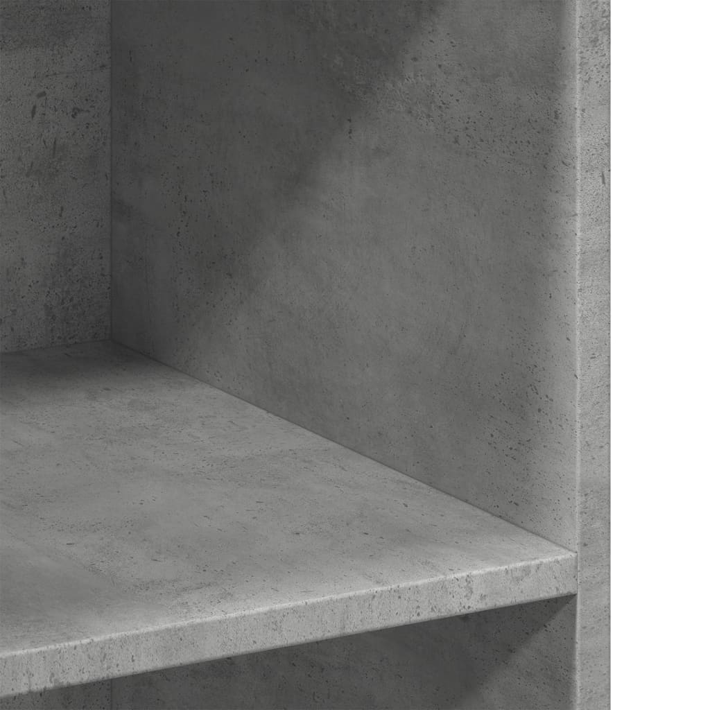 Concrete gray sideboard 70x41x93 cm engineered wood