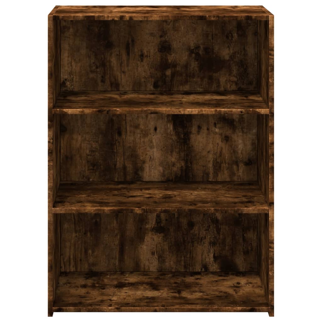 Buffet chêne fumé 70x41x93 cm bois d'ingénierie