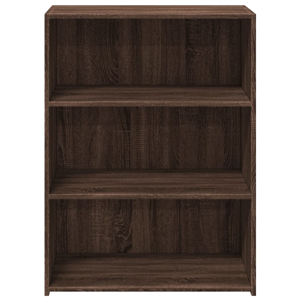 Buffet chêne marron 70x41x93 cm bois d'ingénierie