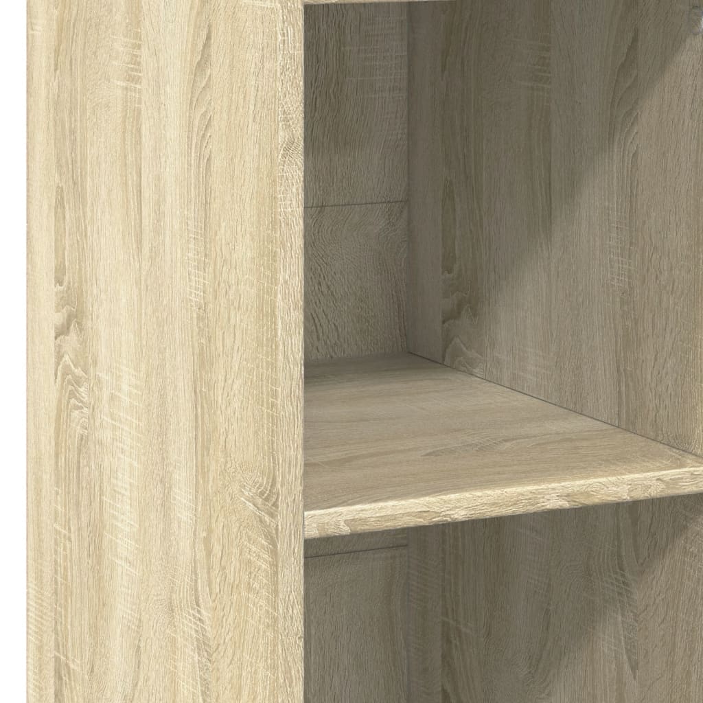 Sonoma oak sideboard 30x41x124 cm engineered wood