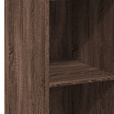 Brown oak sideboard 30x41x124 cm engineered wood