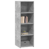 Buffet gris béton 40x41x124 cm bois d'ingénierie