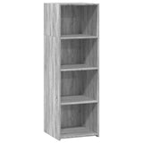 Buffet haut sonoma gris 40x41x124 cm bois d'ingénierie