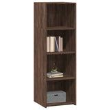 Buffet haut chêne marron 40x41x124 cm bois d'ingénierie