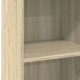 High sideboard sonoma oak 45x41x124 cm engineered wood