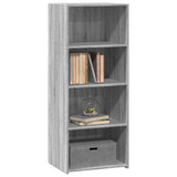 Buffet haut sonoma gris 50x41x124 cm bois d'ingénierie