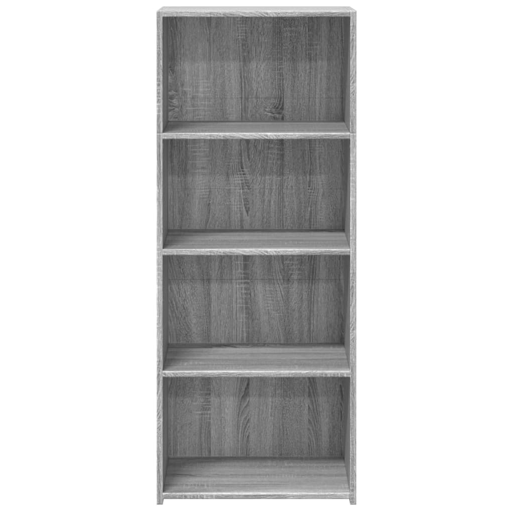 Buffet haut sonoma gris 50x41x124 cm bois d'ingénierie