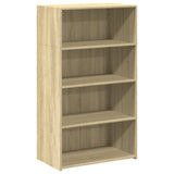 Buffet haut chêne sonoma 70x41x124 cm bois d'ingénierie