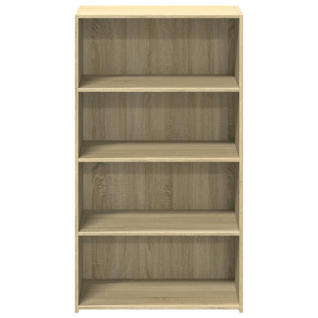 Buffet haut chêne sonoma 70x41x124 cm bois d'ingénierie