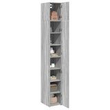 Armoire de rangement mince sonoma gris 30x42,5x225 cm