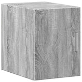 Armoire de rangement mince sonoma gris 30x42,5x225 cm