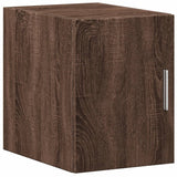 Armoire de rangement mince chêne marron 30x42,5x225 cm