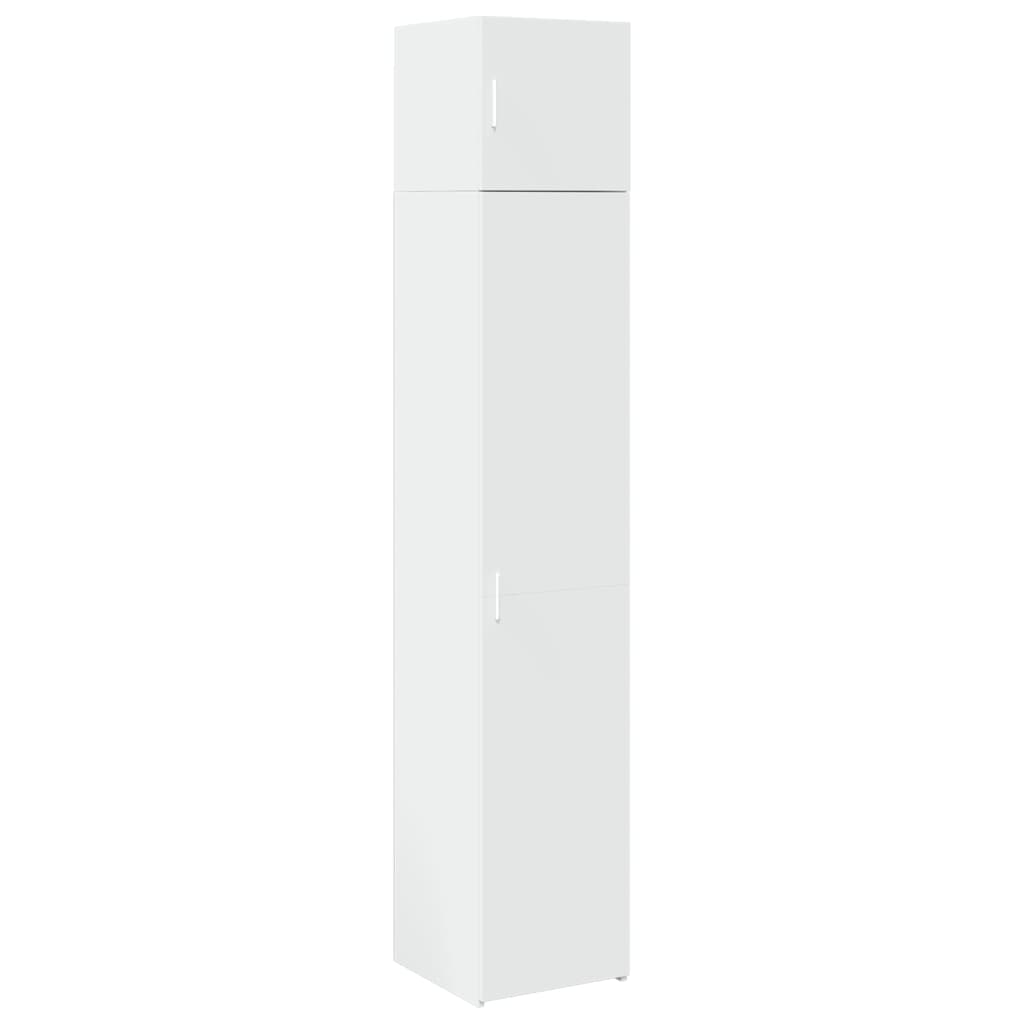 Armoire de rangement mince blanc 40x42,5x225 cm