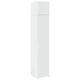 Armoire de rangement mince blanc 40x42,5x225 cm