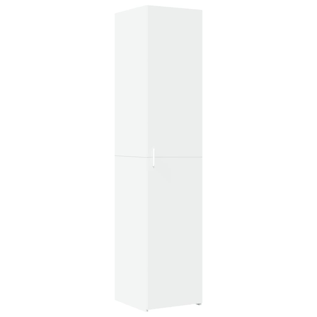 Armoire de rangement mince blanc 40x42,5x225 cm