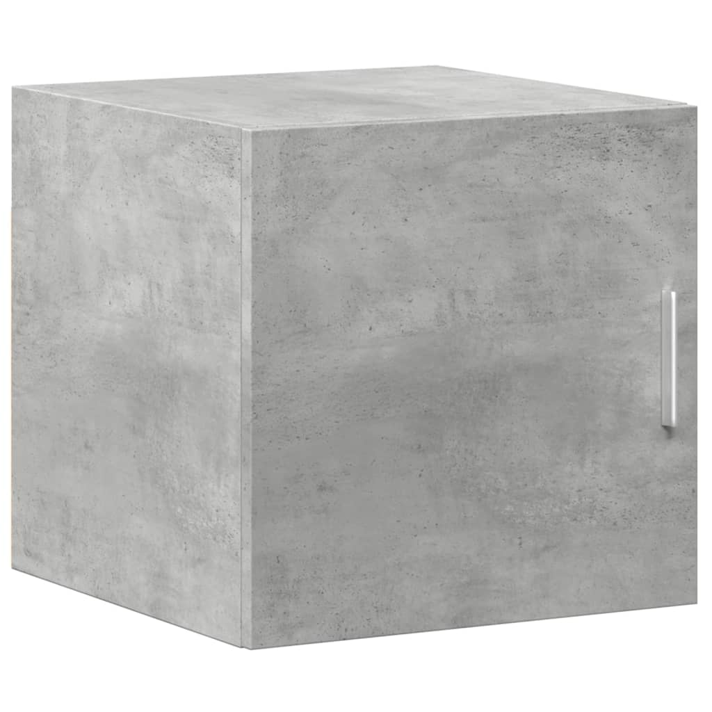 Armoire de rangement mince gris béton 40x42,5x225 cm