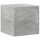 Armoire de rangement mince gris béton 40x42,5x225 cm