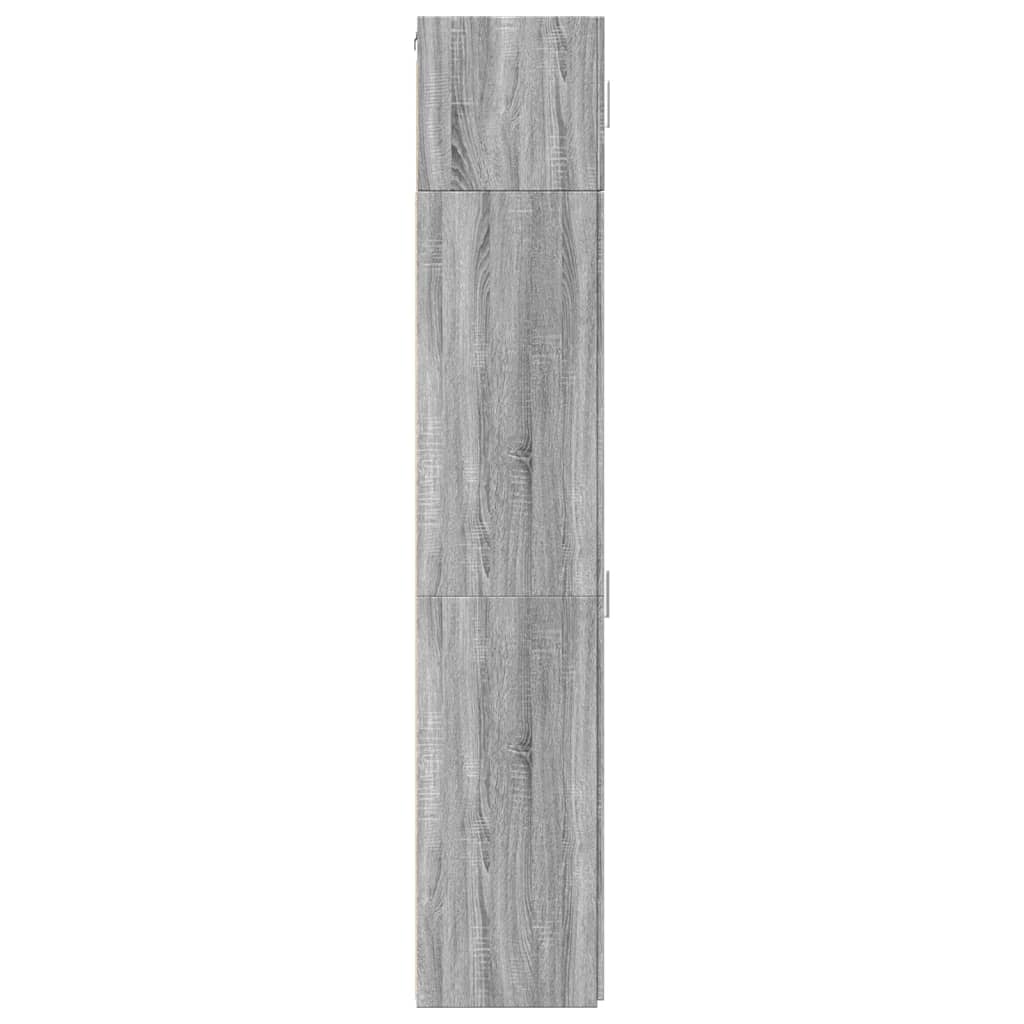 Armoire de rangement mince sonoma gris 40x42,5x225 cm