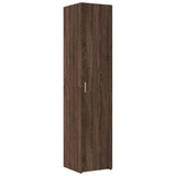 Armoire de rangement mince chêne marron 40x42,5x225 cm