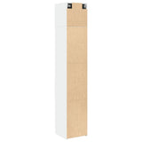 Armoire de rangement mince blanc 40x42,5x225 cm