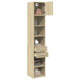 Armoire de rangement mince chêne sonoma 40x42,5x225 cm