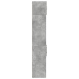 Armoire de rangement mince gris béton 40x42,5x225 cm