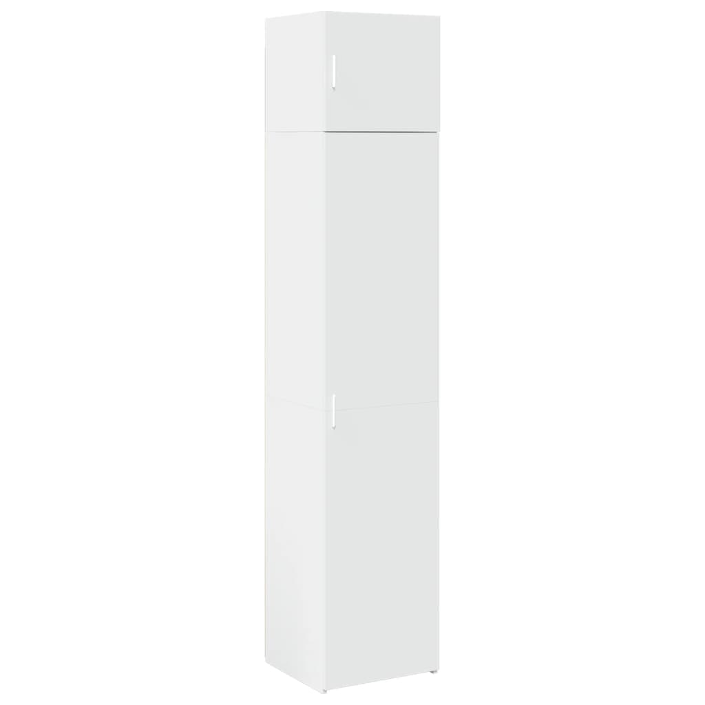 Armoire de rangement mince blanc 45x42,5x225 cm