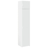 Armoire de rangement mince blanc 45x42,5x225 cm