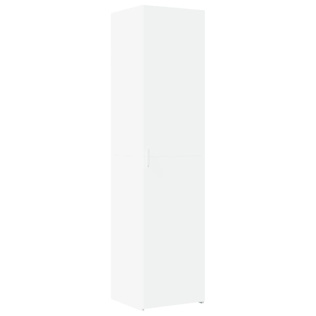 Armoire de rangement mince blanc 45x42,5x225 cm