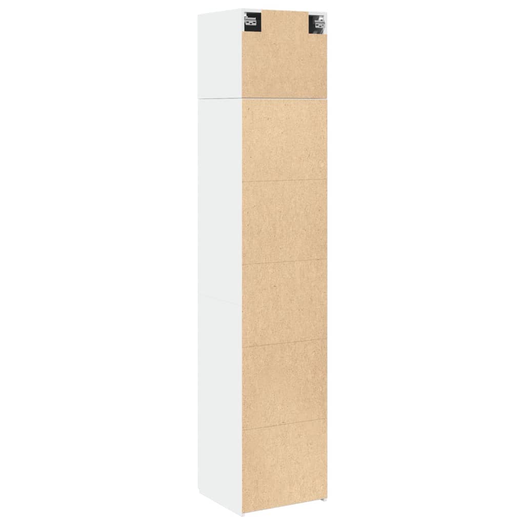 Armoire de rangement mince blanc 45x42,5x225 cm