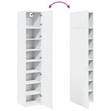 Armoire de rangement mince blanc 45x42,5x225 cm