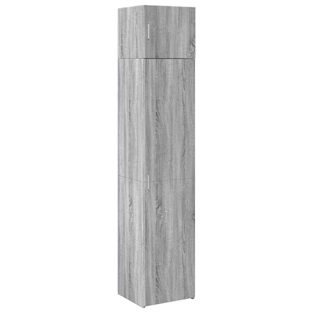 Armoire de rangement mince sonoma gris 45x42,5x225 cm