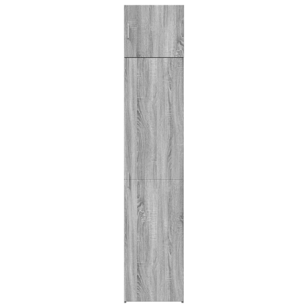 Armoire de rangement mince sonoma gris 45x42,5x225 cm