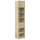 Armoire de rangement mince chêne sonoma 45x42,5x225 cm