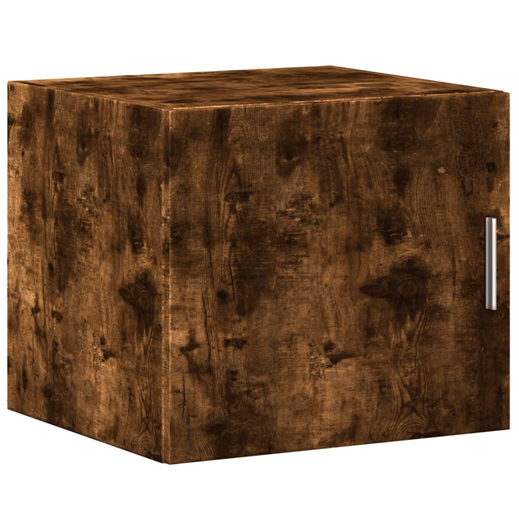 Armoire de rangement mince chêne fumé 45x42,5x225 cm