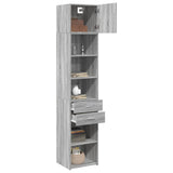 Armoire de rangement mince sonoma gris 45x42,5x225 cm