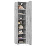 Armoire de rangement mince sonoma gris 50x42,5x225 cm