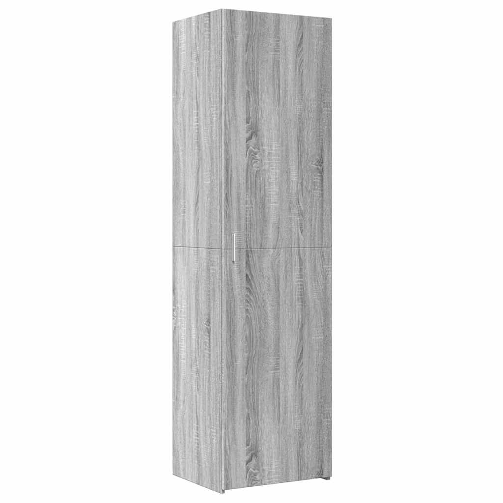 Armoire de rangement mince sonoma gris 50x42,5x225 cm